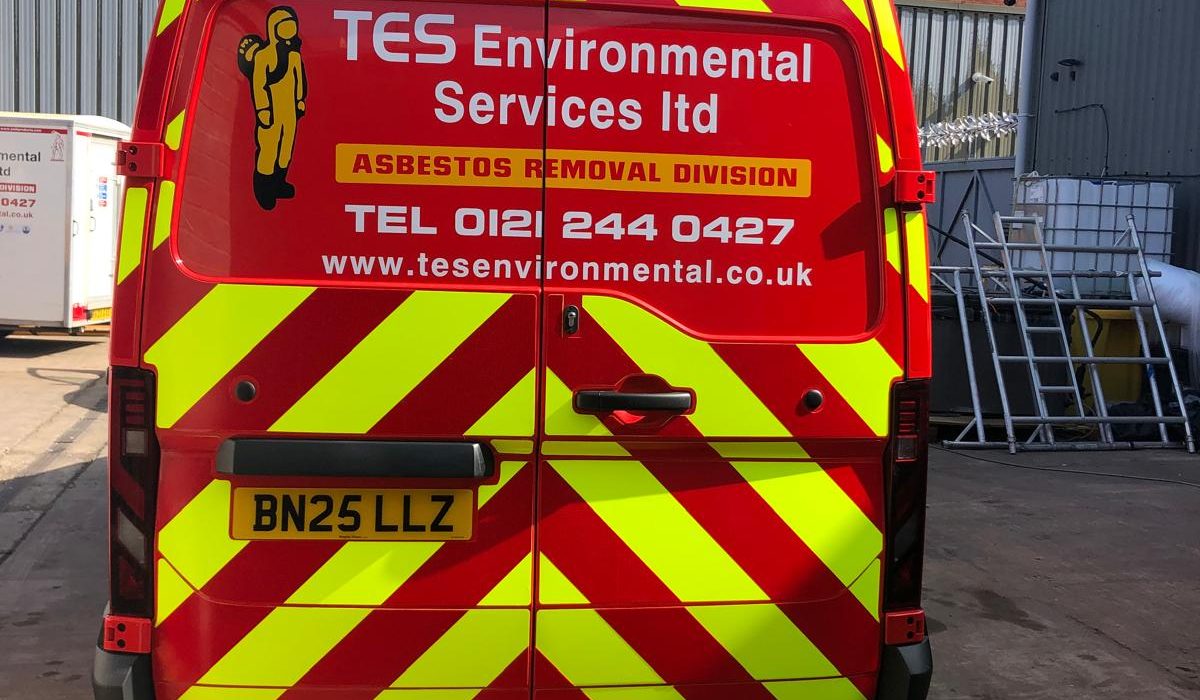 Nissan Interstar Vehicle graphics including Chapter 8 chevrons