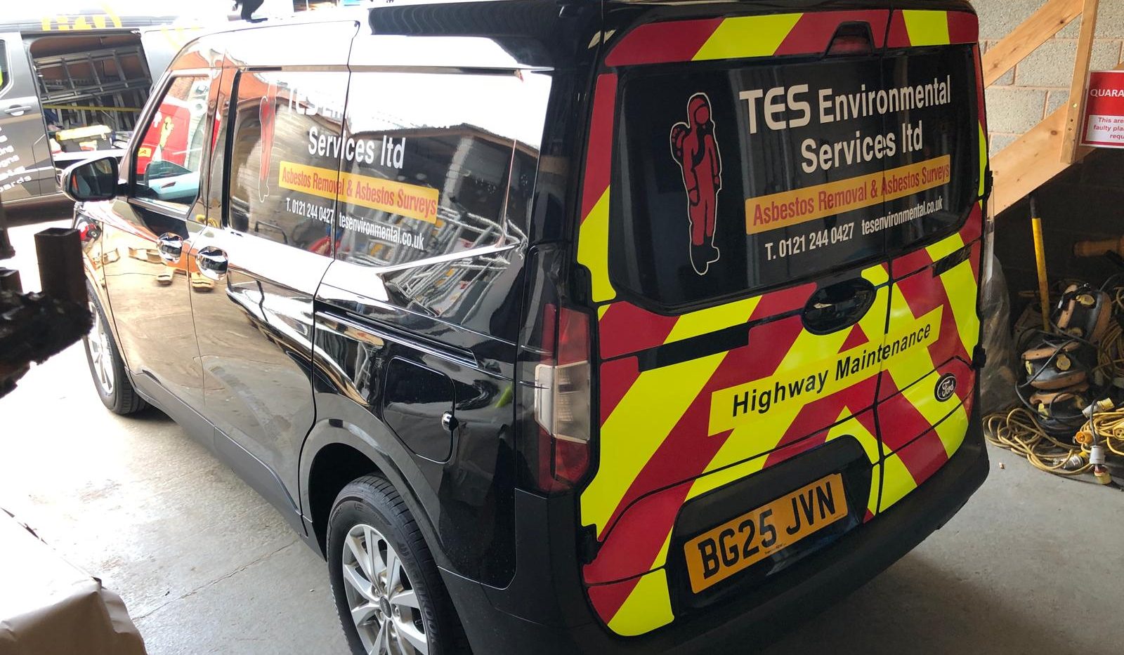 Ford Courier Vehicle graphics including Chapter 8 chevrons