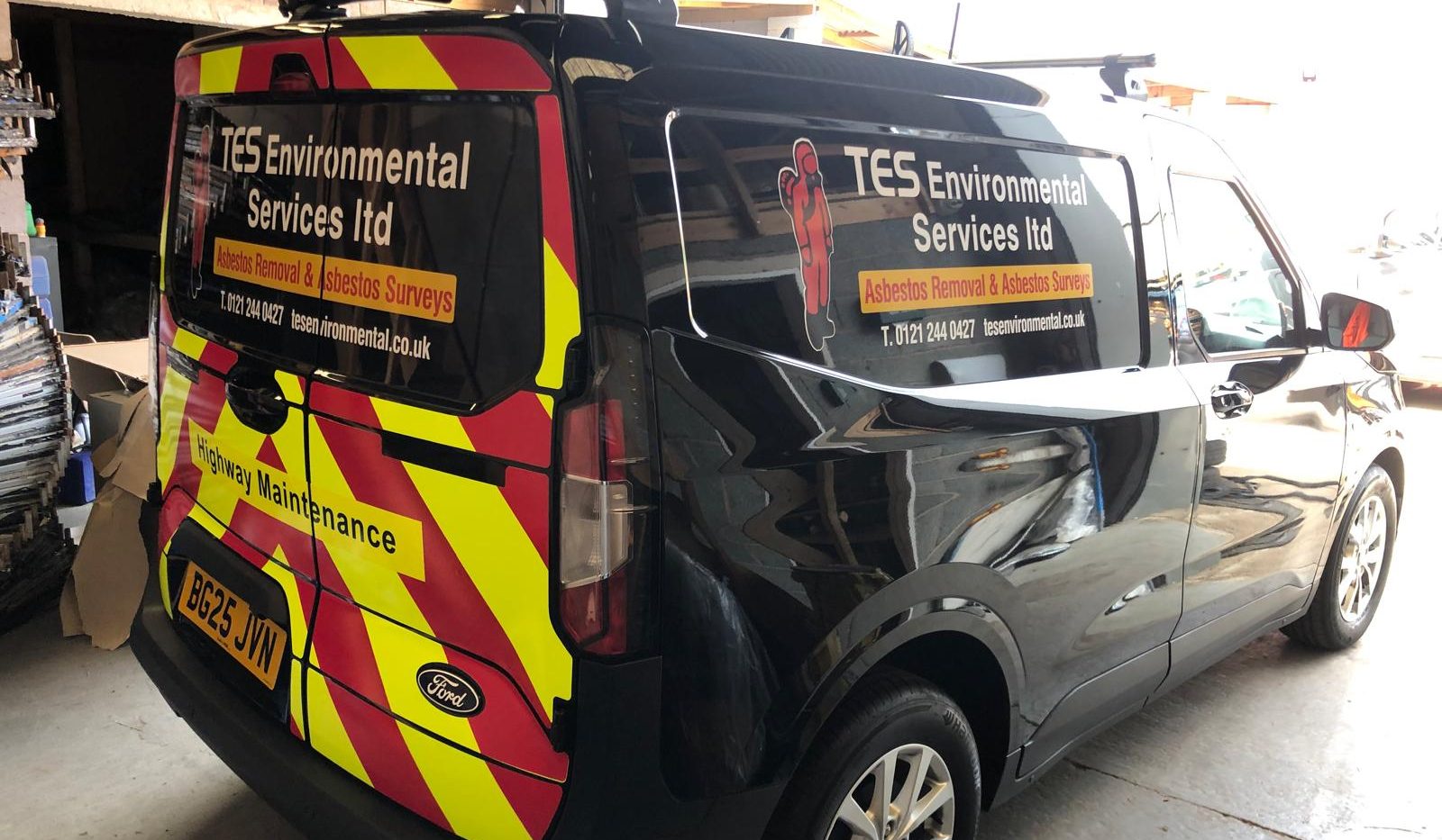 Ford Courier Vehicle graphics including Chapter 8 chevrons