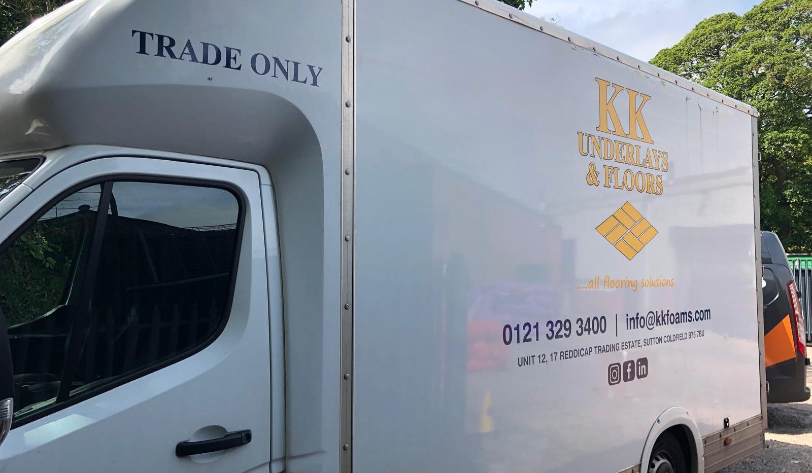 Luton Van livery supplied and fitted