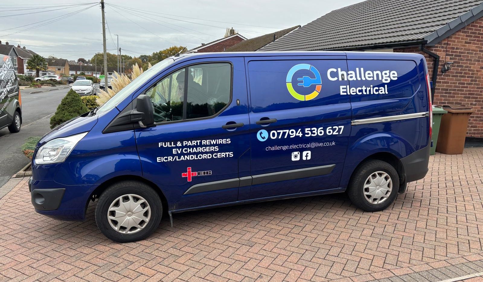 Transit Custom Van graphics supplied and fitted