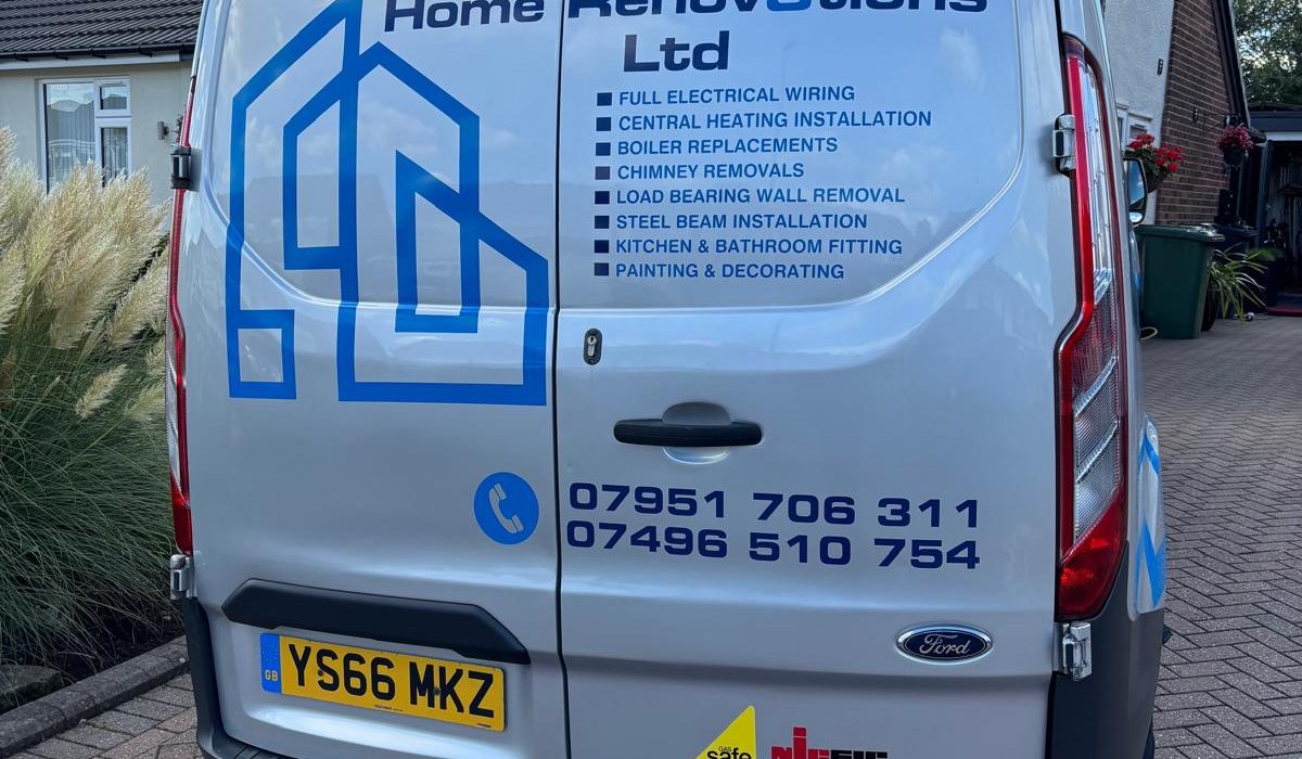 Supply & fit of Ford Transit Van graphics