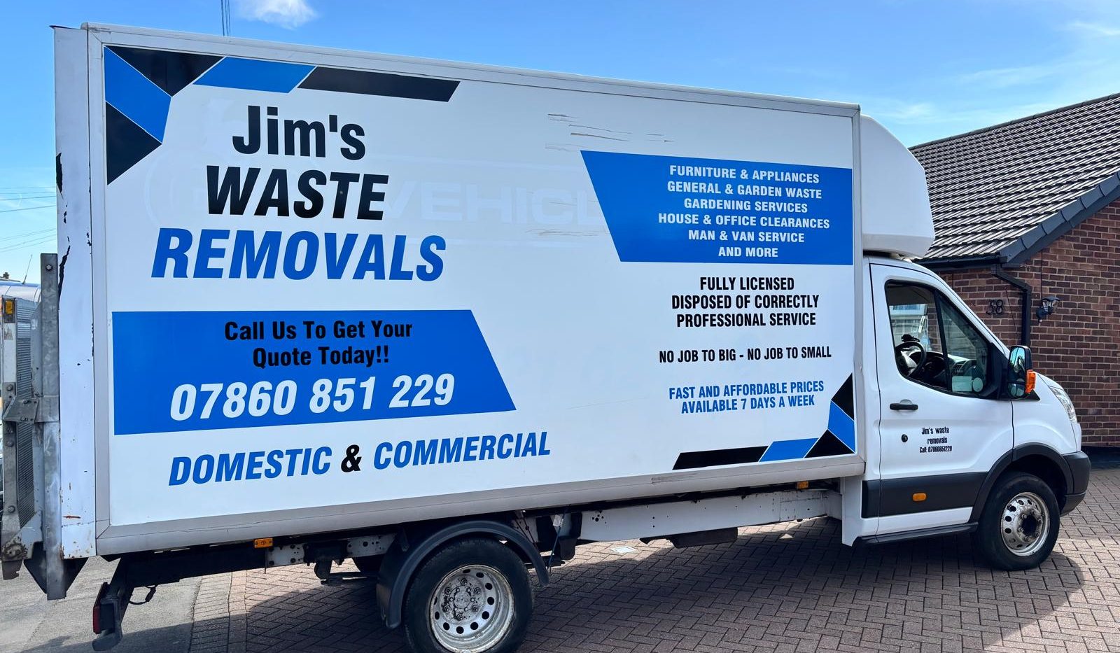 Supply & fit of vehicle livery Supply & fit of vehicle livery